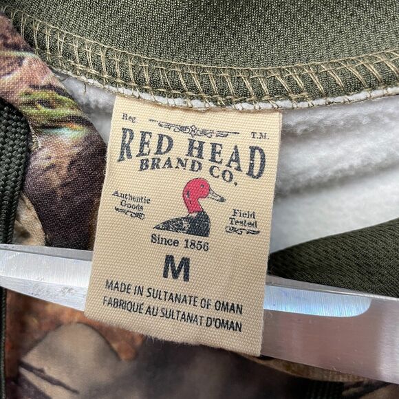 RedHead Men Hunting Mossy Oak Camo Hoodie Sweatshirt Size Medium M272 -23 - Picture 6 of 14